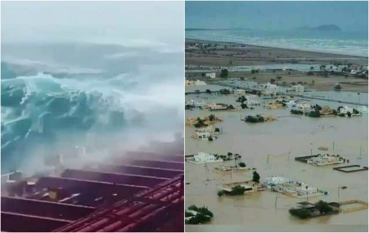 لم ير السكان مثله بحياتهم، وسيضرب مدينتهم السياحية.. بحر العرب يثور، وعُمان تستعد لإعصار شديد بإخلاء المستشفيات (فيديو)