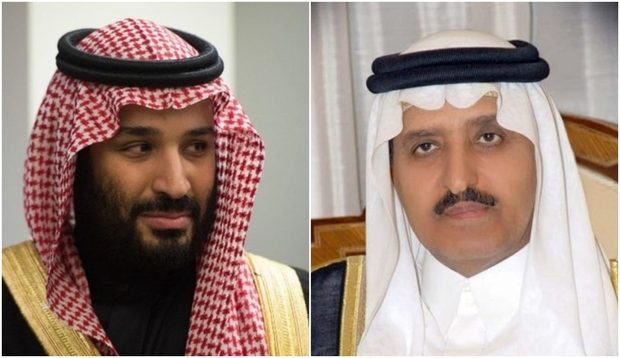 الأمير أحمد بن عبدالعزيز مع ولي العهد محمد بن سلمان