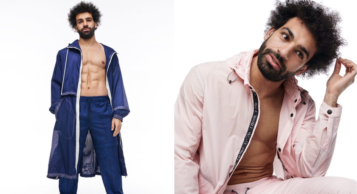محمد صلاح يتحول إلى عارض أزياء
