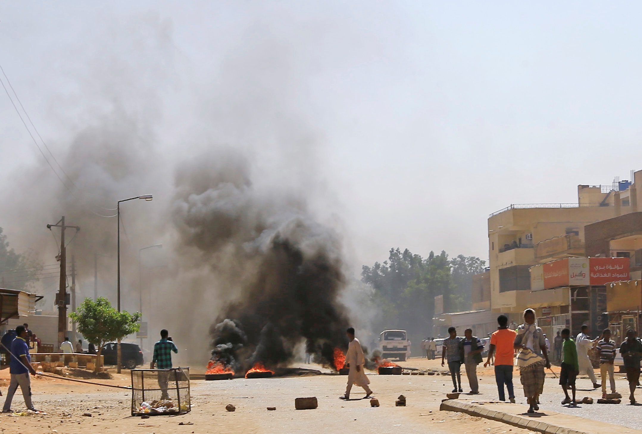 تظاهرات في السودان ضد عمر البشير/