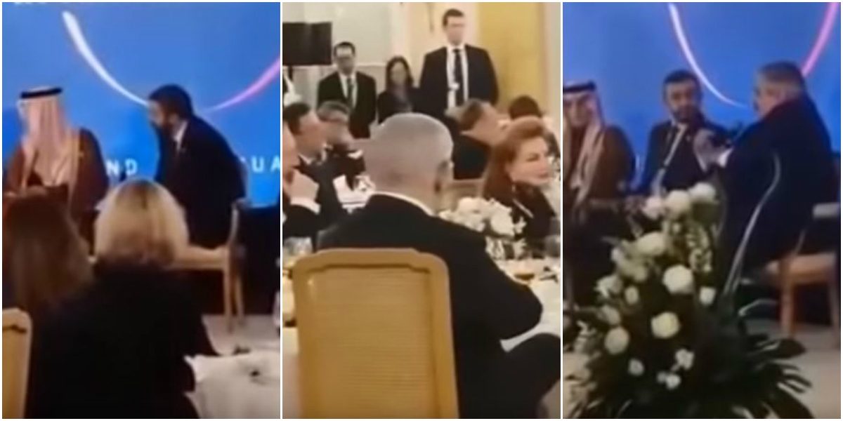 فيديو لقاء مغلق وزراء عرب