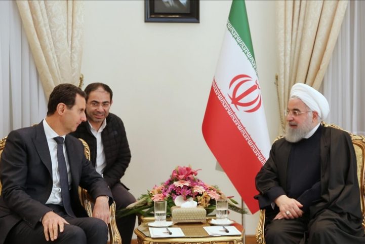 الأسد خلال زيارته لطهران في فبراير الماضي/ رويترز