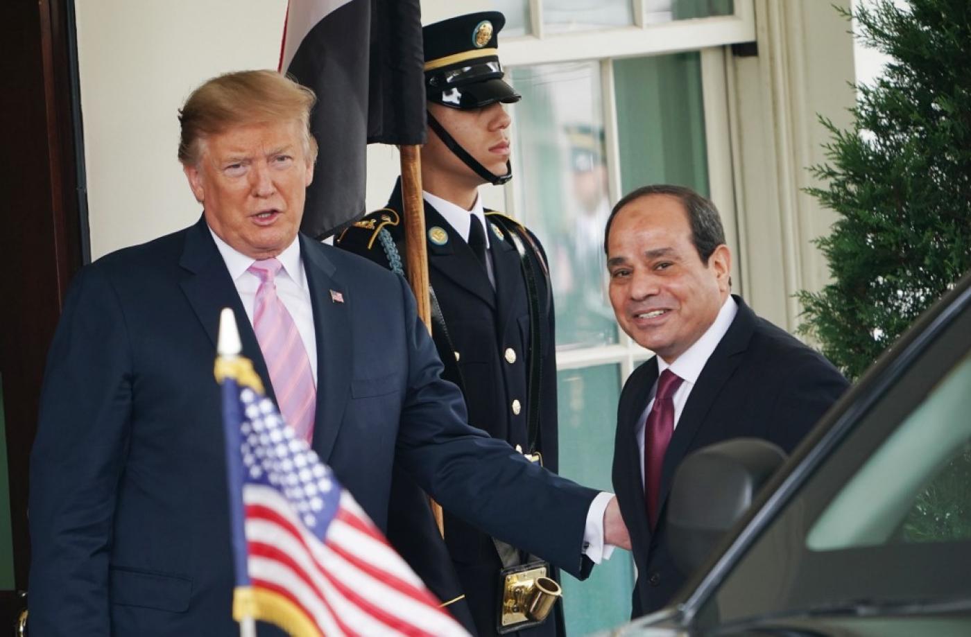 زيارة السيسي إلى ترامب