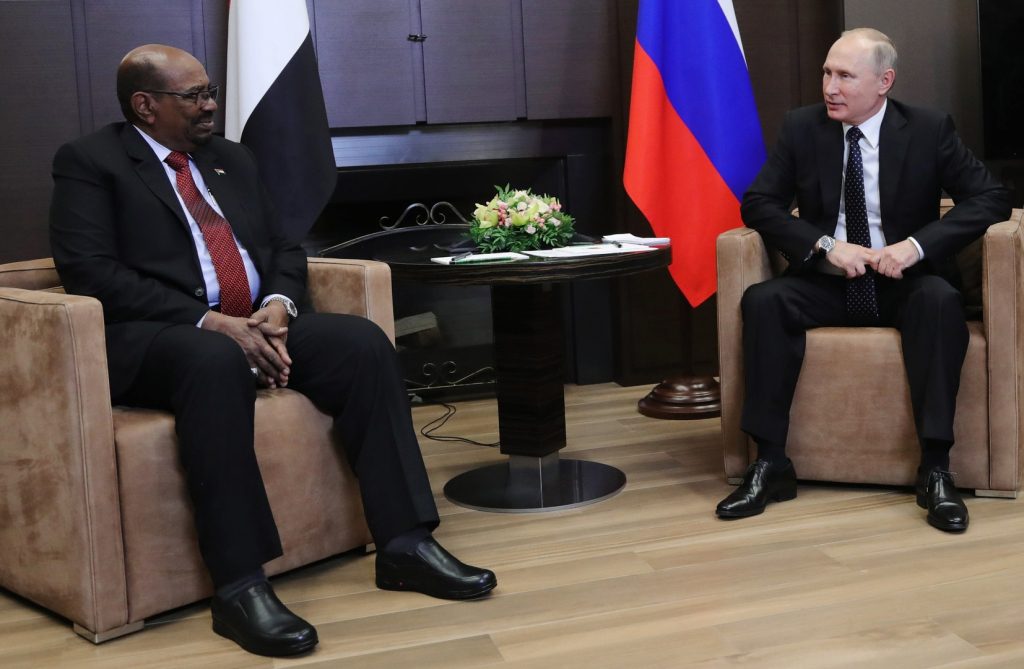 عمر البشير السودان روسيا