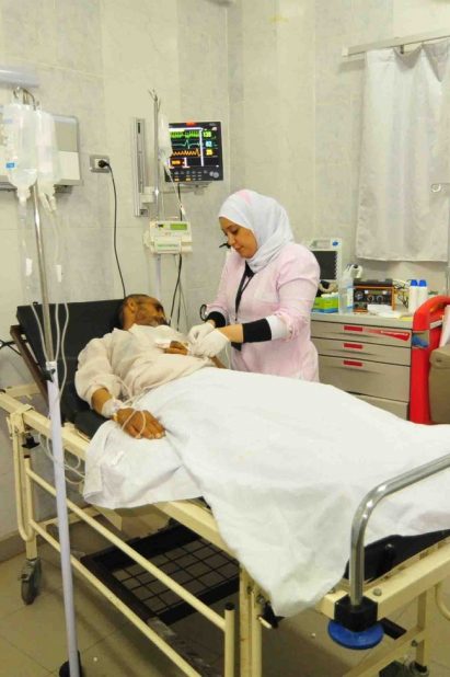 صورة من إحدى المستشفيات المصرية