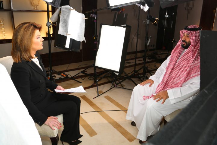 محمد بن سلمان خلال حلوله ضيفا على برنامج