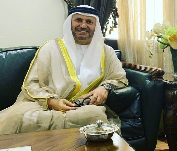 الوزير الإماراتي أنور قرقاش/ وسائل التواصل