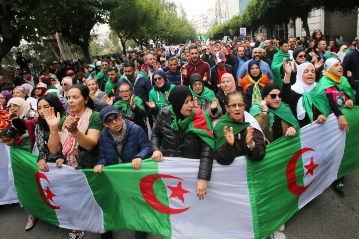 مظاهرات الجزائر/ رويترز