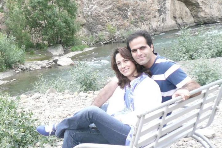 محسن وزوجته/ فيسبوك