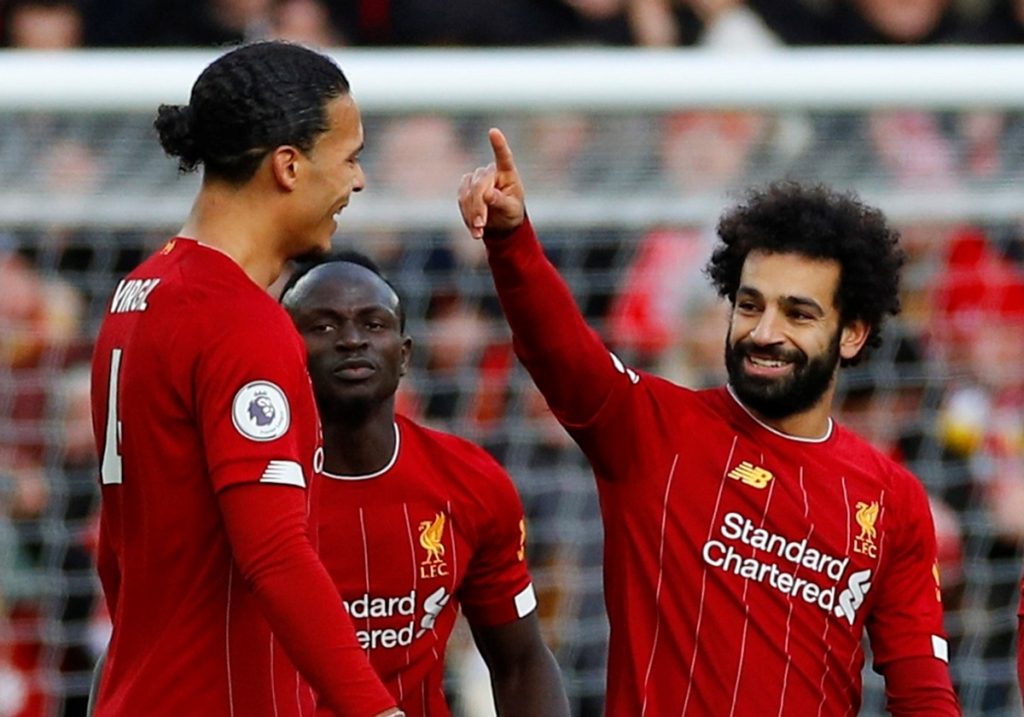 فرديناند - محمد صلاح- فان دايك