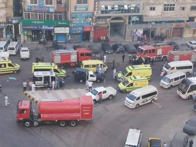 حريق ضخم يقتل 7 مرضى في مستشفى خاص بمصر.. بدأ من مكان مُخصص لعزل مرضى كورونا