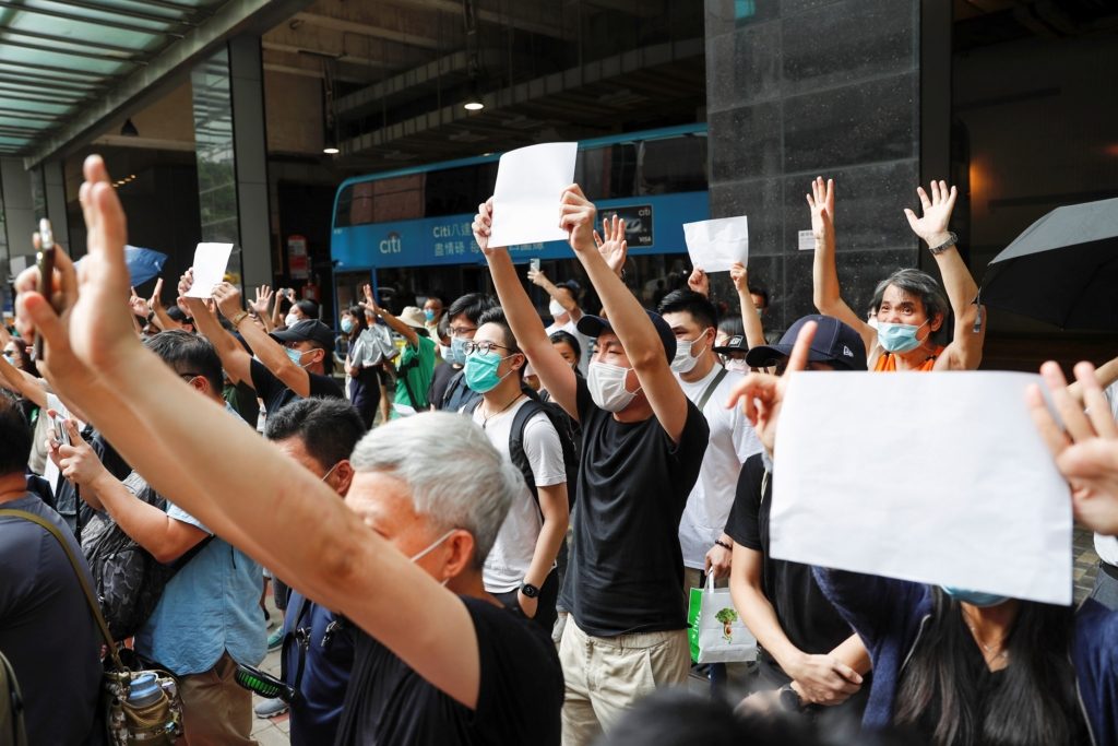 تظاهرات في هونغ كونغ/رويترز