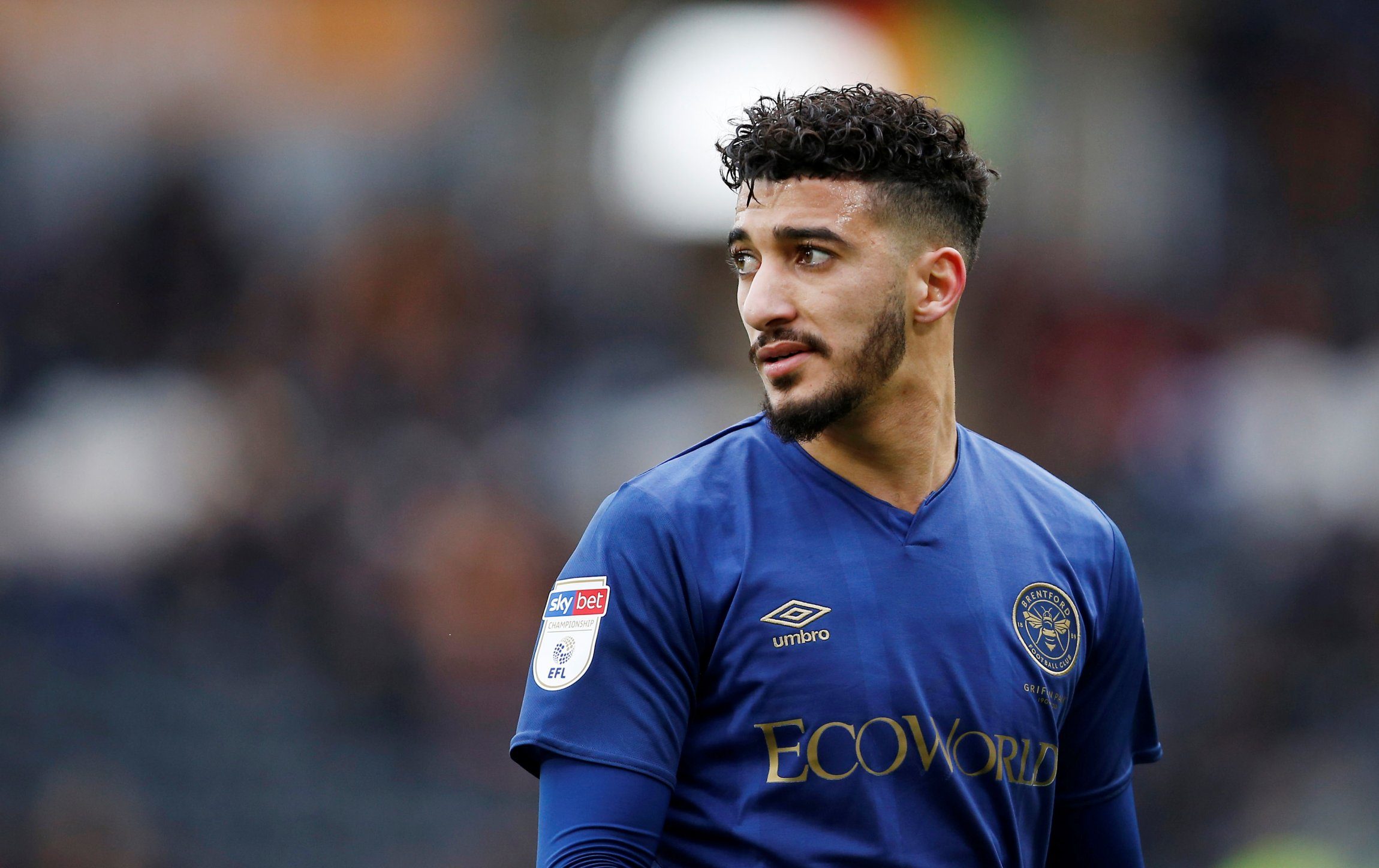 اللاعب الجزائري سعيد بن رحمة (رويترز)