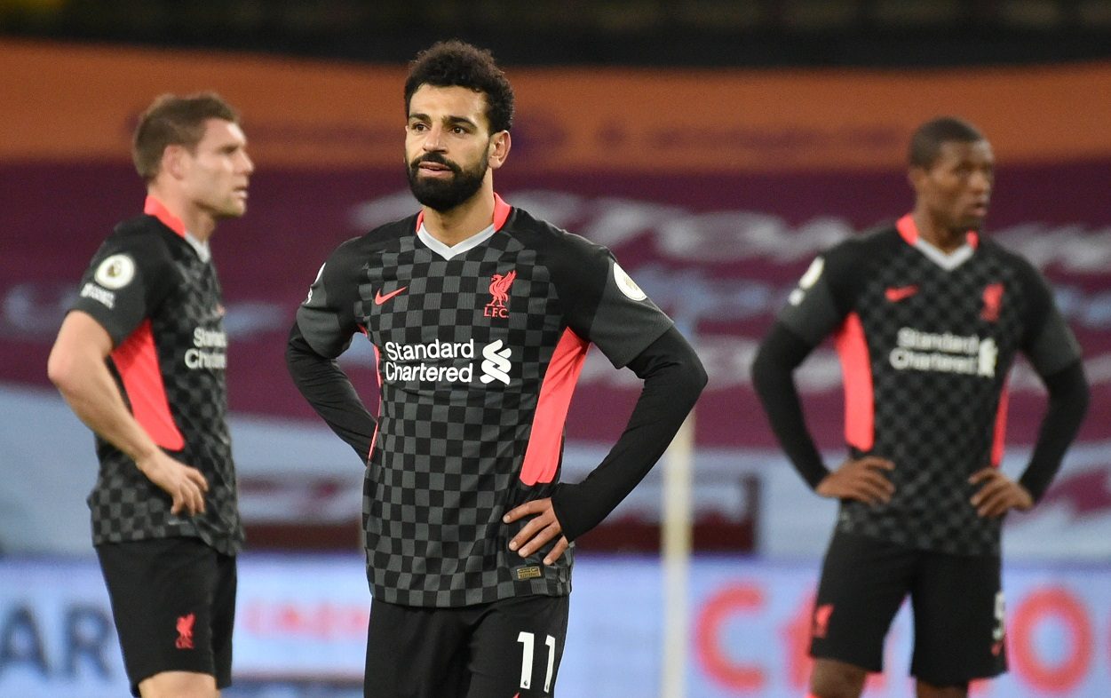 ليفربول تعرض لخسارة قاسية أمام أستون فيلا (رويترز)