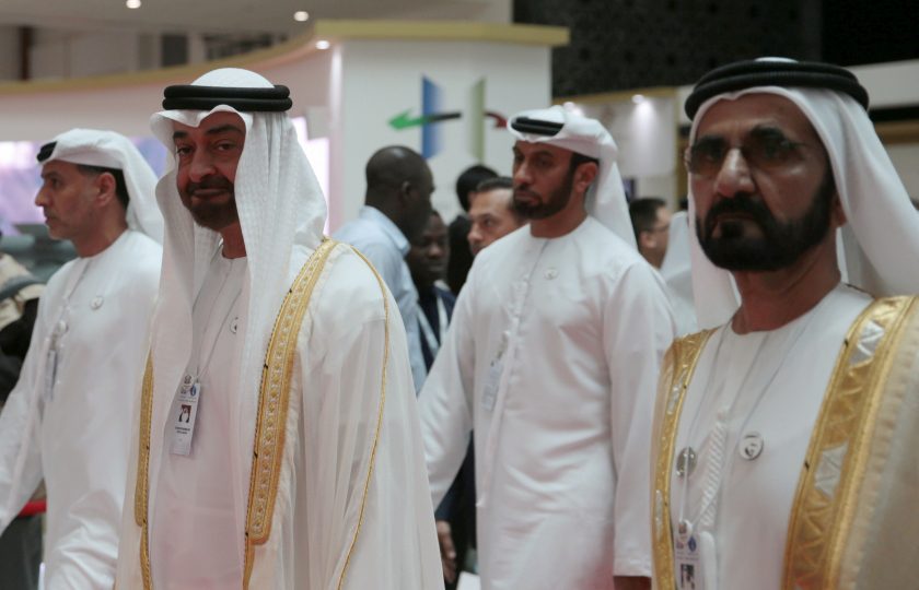 قادة دولة الإمارات العربية المتحدة/رويترز