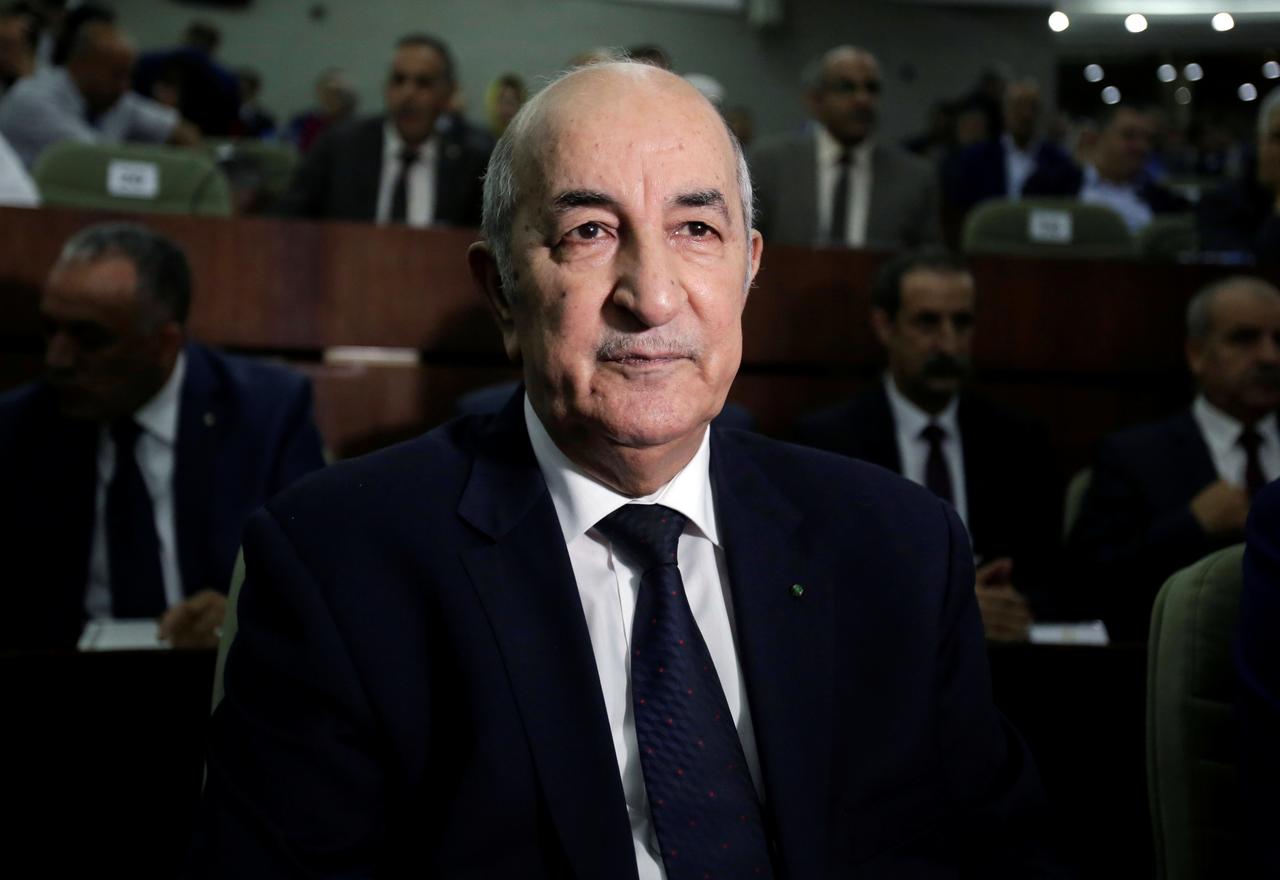 الرئيس الجزائري عبد المجيد تبون/رويترز