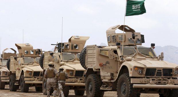 القوات السعودية في اليمن/رويترز