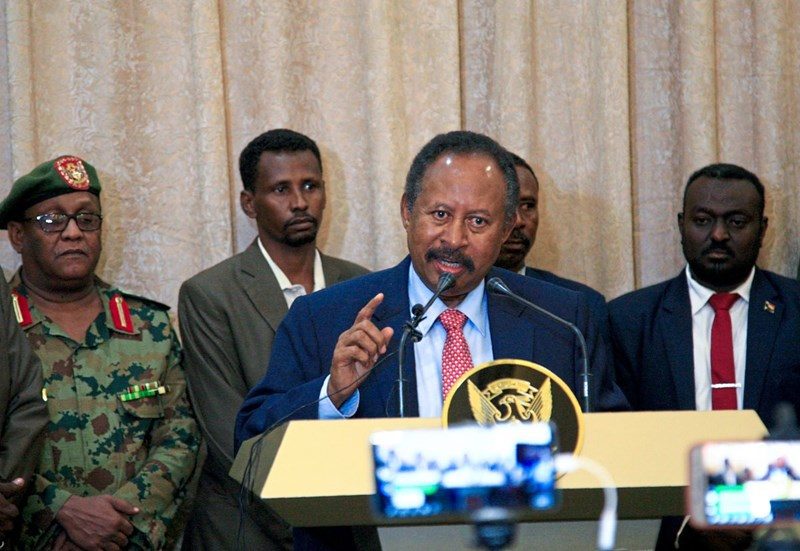 عبد الله حمدوك رئيس وزراء السودان/رويترز