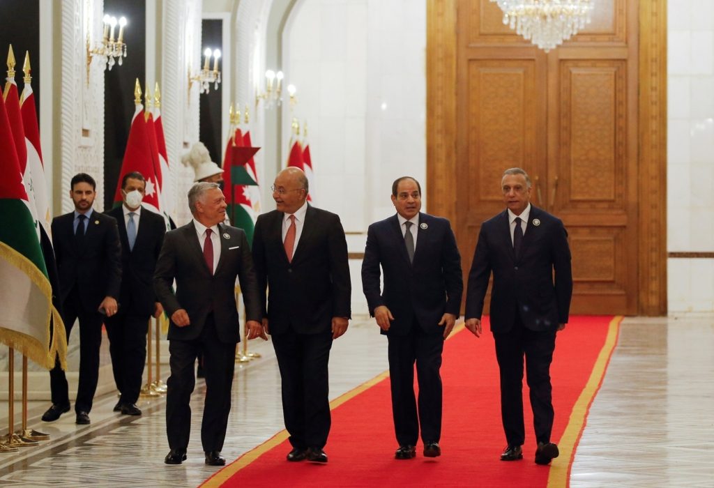 القمة العربية الخماسية في العلمين بشمال مصر