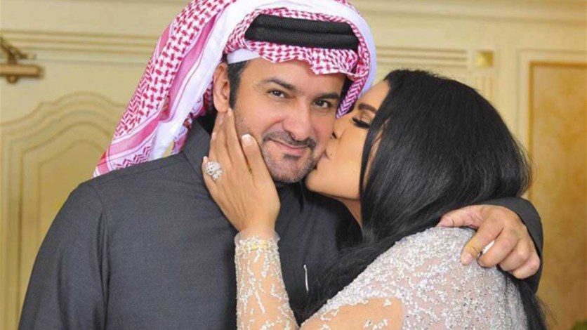 أحلام وزوجها مبارك الهاجري - مواقع التواصل الاجتماعي
