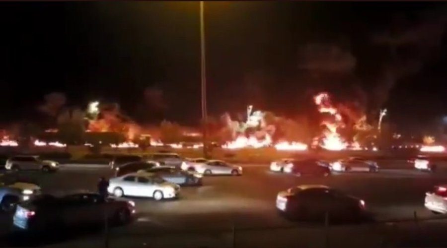 حريق جدة مكة