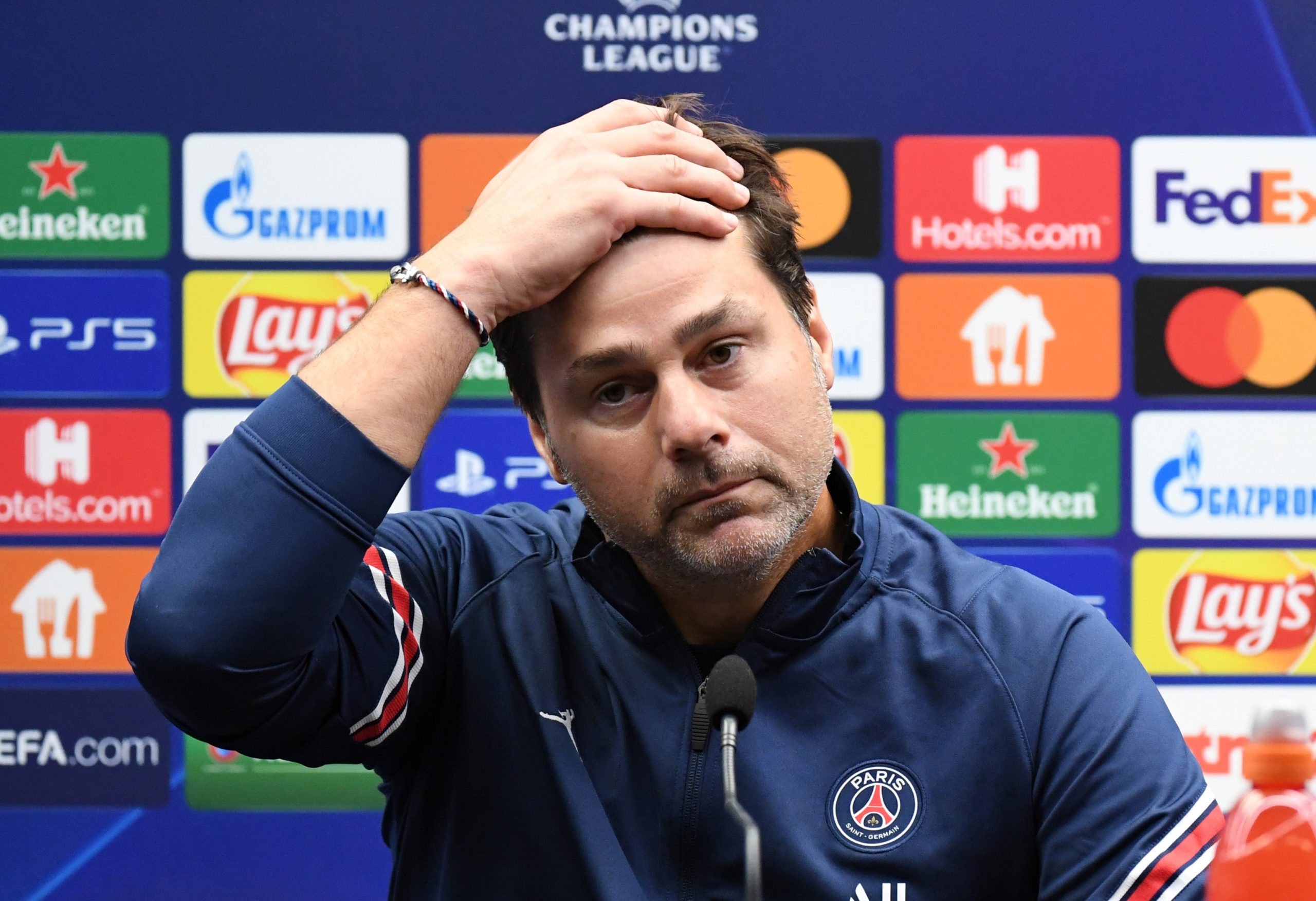ماوريسيو بوكيتينو مدرب باريس سان جيرمان (رويترز)