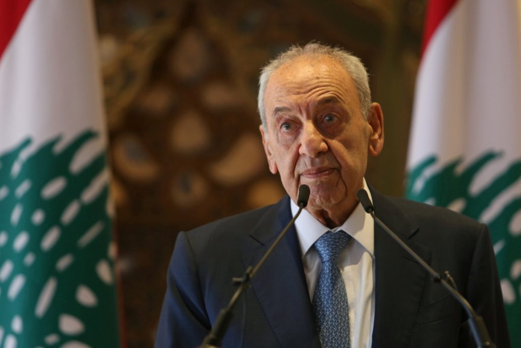 رئيس البرلمان اللبناني نبيه بري / رويترز
