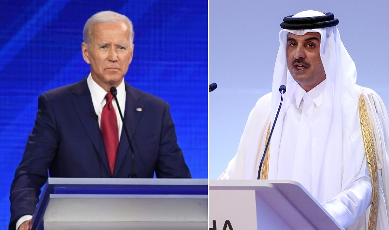 أمير قطر يلتقي بايدن