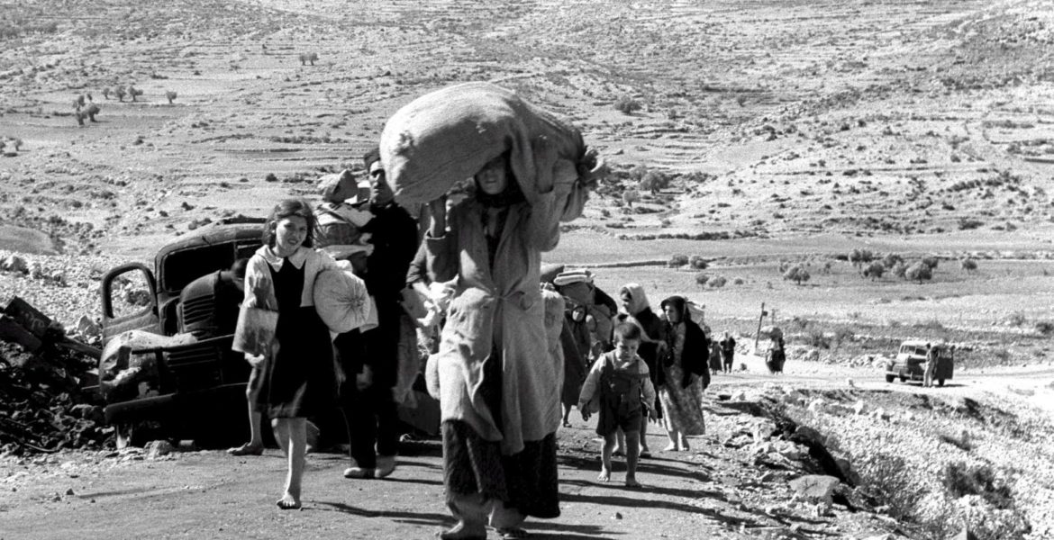 النكبة الفلسطينية - مواقع التواصل