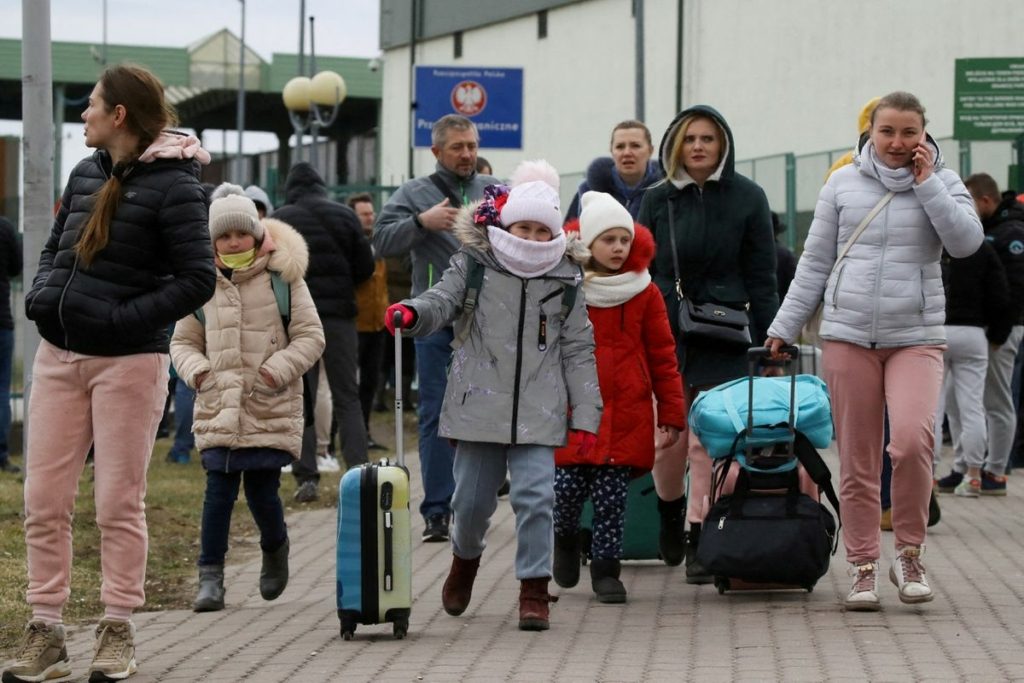 لاجئين من أوكرانيا