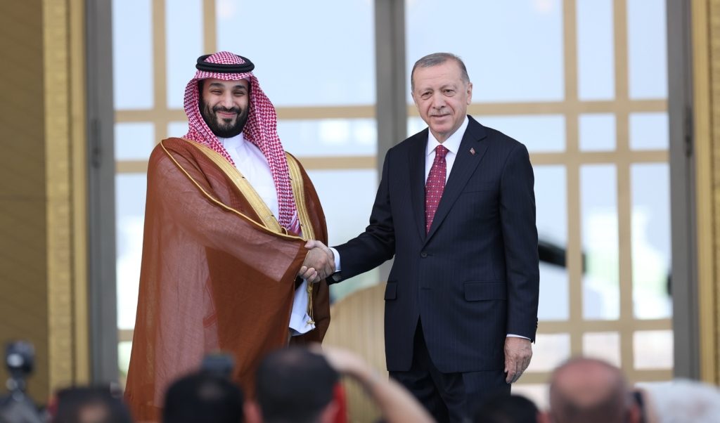 لقاء الأمير محمد وأردوغان