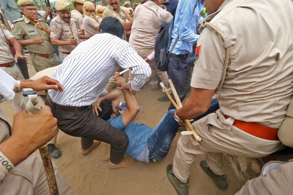 الشرطة الهند المسلمين