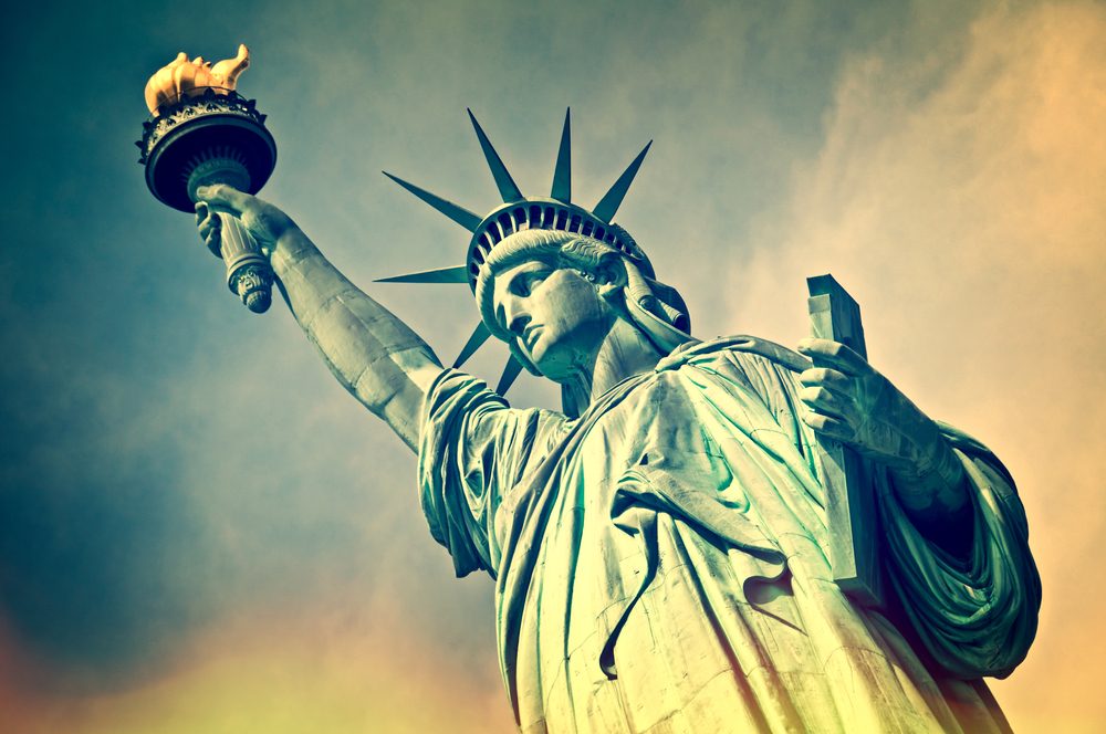 تمثال الحرية بأمريكا/ shutterstock