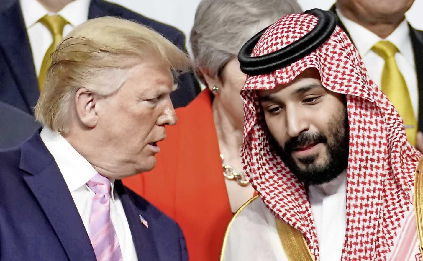 الرئيس الأمريكي ترامب وولي العهد السعودي محمد بن سلمان/رويترز