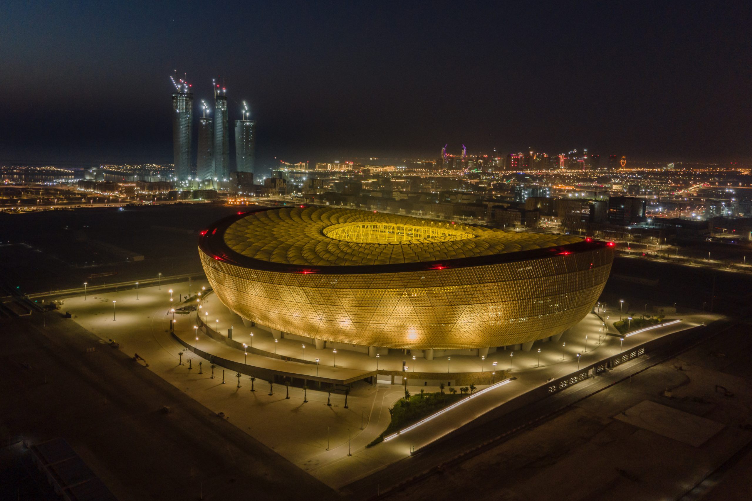 Getty Images/ لوسيل، هو أحد أكبر ملاعب قطر، والذي سيستضيف المباراة النهائية بالإضافة إلى العديد من المباريات الرئيسية الأخرى.
