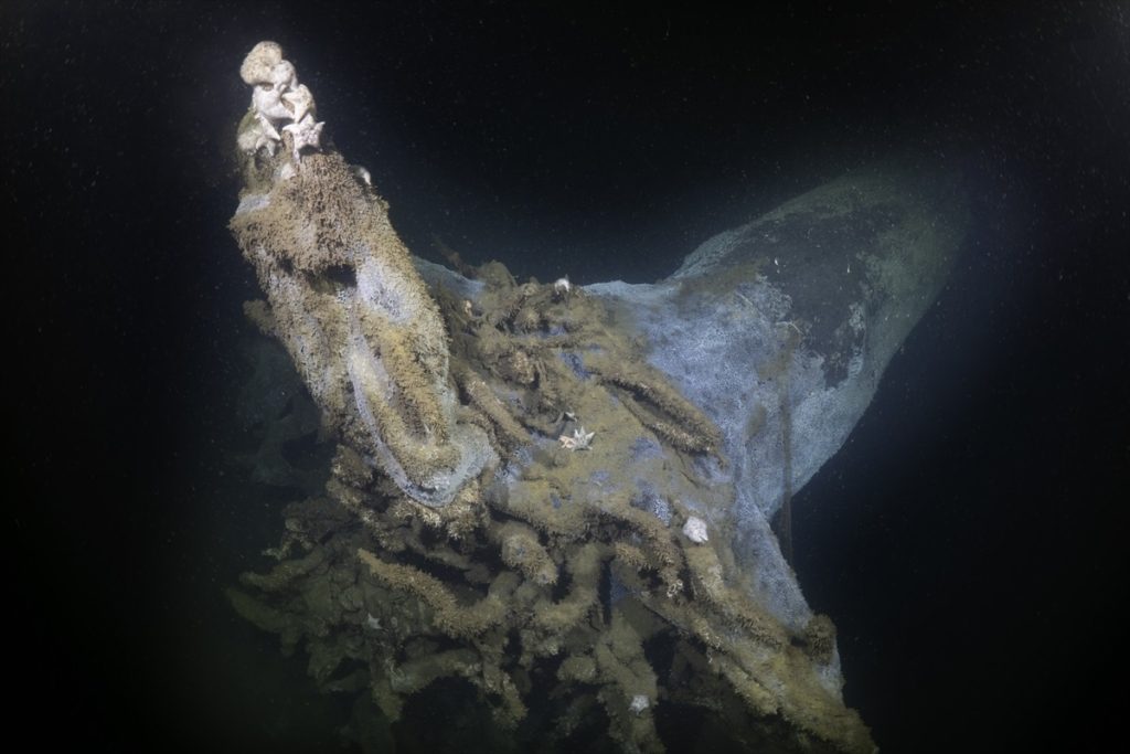 "المدينة الغارقة" مقابل سواحل تركيا