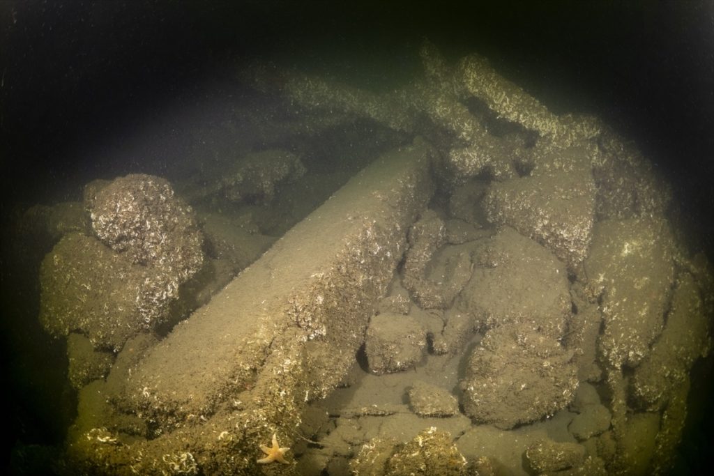 "المدينة الغارقة" مقابل سواحل تركيا