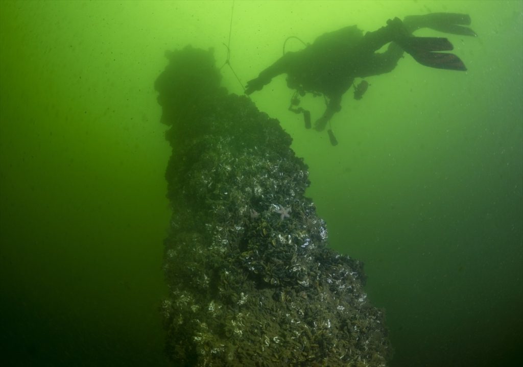 "المدينة الغارقة" مقابل سواحل تركيا