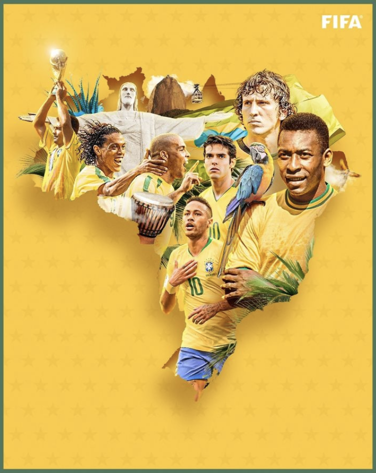 أنجبت البرازيل الكثير من النجوم التي لا تُنسى - Fifa World Cup Instagram