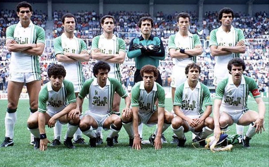 المنتخب الجزائري سنة 1986 / مواقع التواصل الإجتماعي