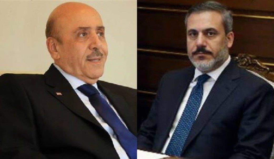 رئيس جهاز المخابرات التركي هاكان فيدان ورئيس المخابرات السورية علي مملوك - مواقع التواصل