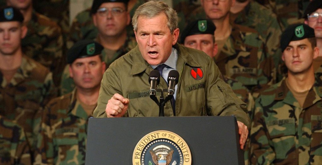 جورج بوش غزو العراق