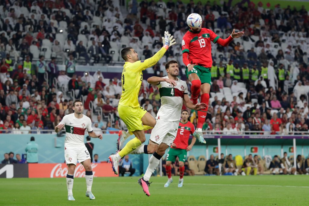 يوسف النصيري سجل هدفاً مذهلاً لمنتخب المغرب ضد البرتغال - gettyimages