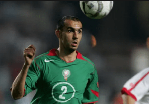 وليد الركراكي بقميص المنتخب المغربي سنة 2004 / التواصل الاجتماعي