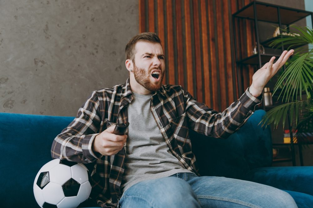 قد ينتاب البعض الشعور بالحزن والغضب بعد كأس العالم - ShutterStock
