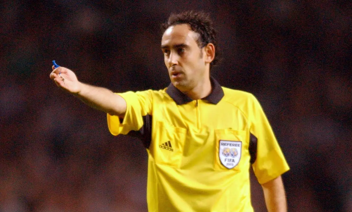 حكم إسباني شهير يفتح النار على ريال مدريد ورئيسه بيريز - gettyimages