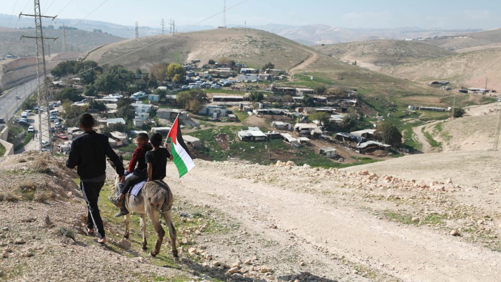 إسرائيل قرية فلسطينية أطفال فلسطين 