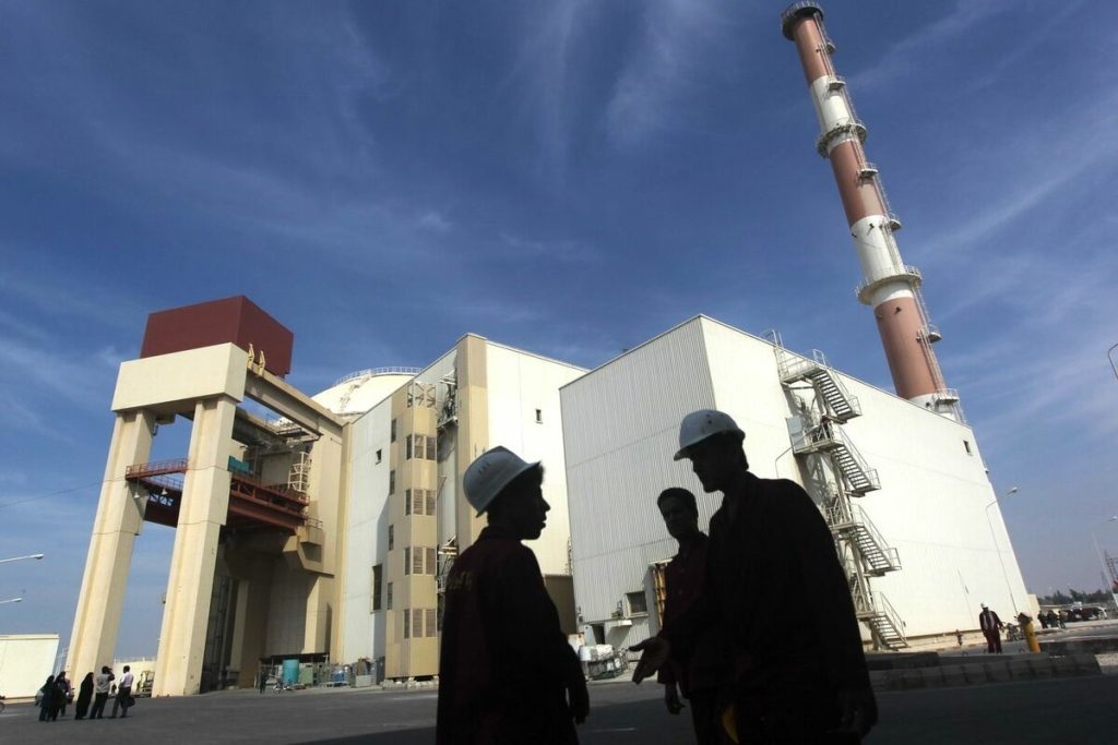 مبنى المفاعل في محطة بوشهر للطاقة النووية في جنوب إيران/ Getty