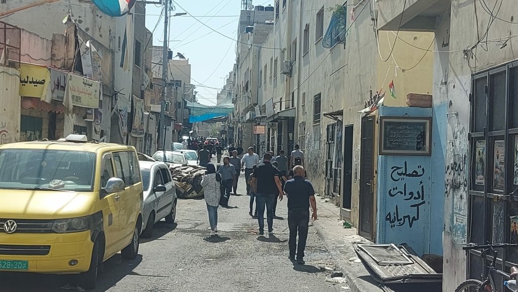 الدمار في مخيم جنين