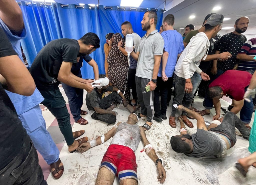 انهيار مستشفيات غزة